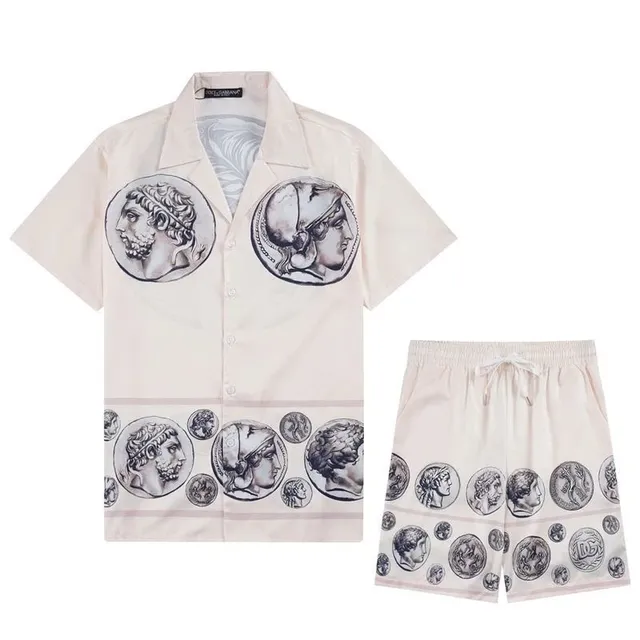Dior Coin Print Set Ancient Coin Motif