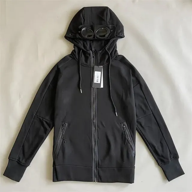 C.P. Company Goggle Hoodie Black