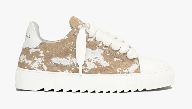 Numeris Atelier Low Top Sneaker Camouflage Print