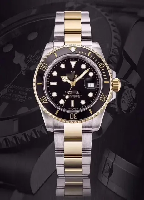 Rolex Submariner Two-Tone Black Dial