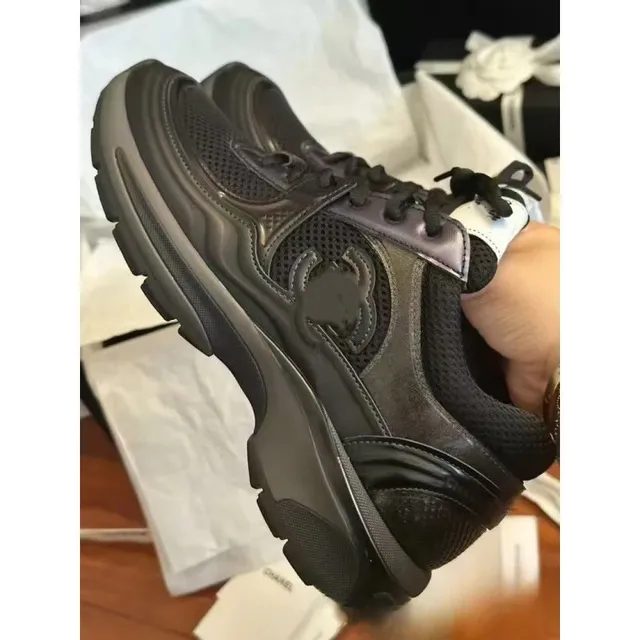 Chanel Chunky Sneaker Monochrome Mesh