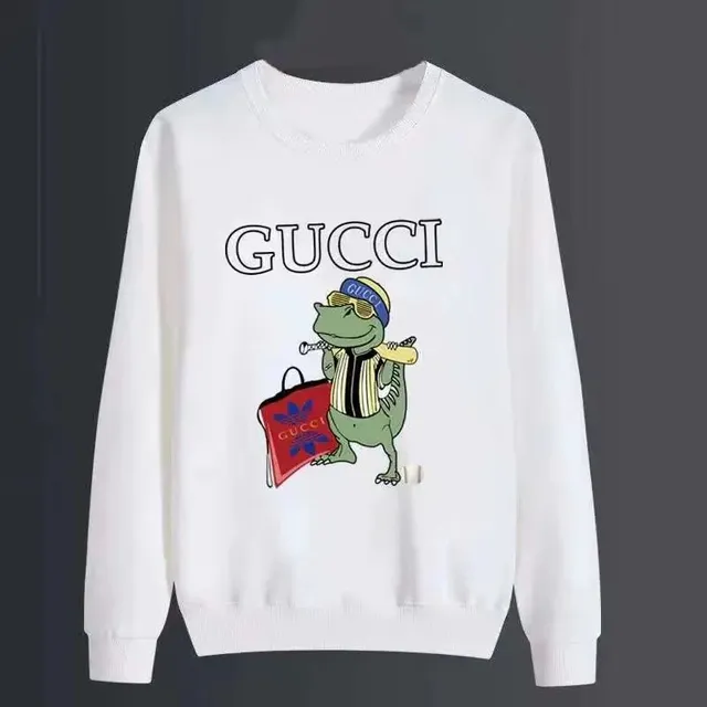 Gucci × Adidas Graphic Sweatshirt Dinosaur Print