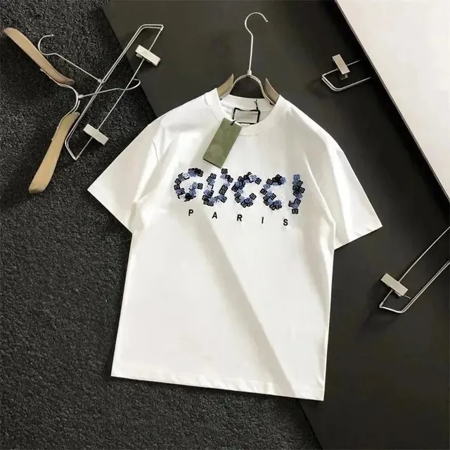 Gucci Logo Graphic T-Shirt GG Embroidered