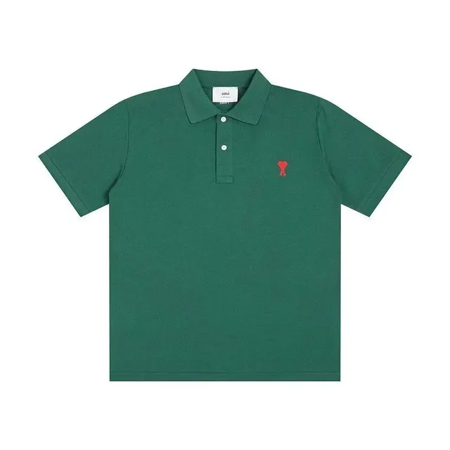 AMI Paris Polo Shirt Heart Logo