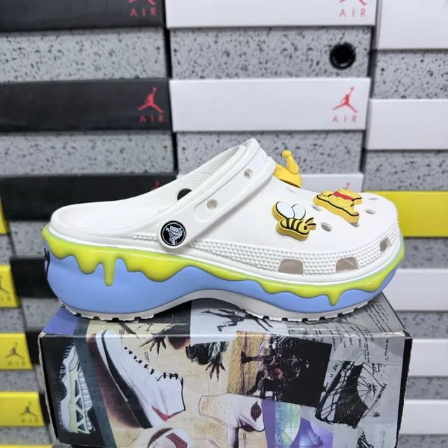 DG版 CROCS小熊维尼 白