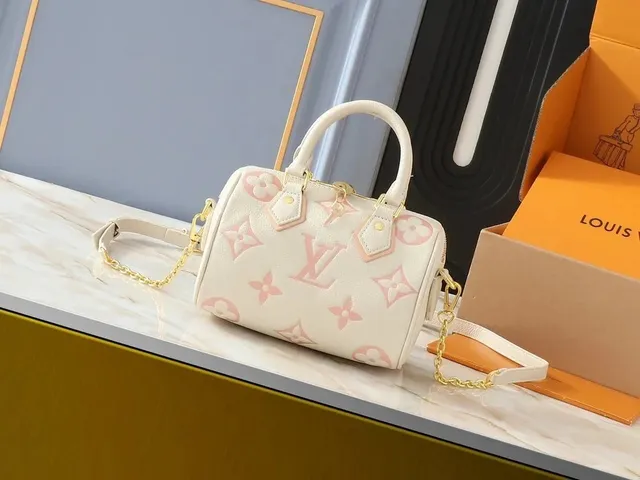 Louis Vuitton On The Go Monogram Empreinte with Pink Floral