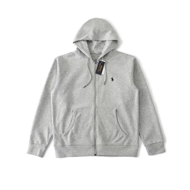 Polo Ralph Lauren Zip-Up Hoodie Heather Grey