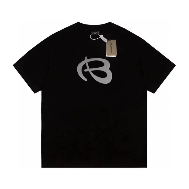 Balenciaga Logo T-Shirt Silver Logo