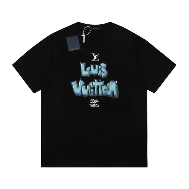 Louis Vuitton Graphic T-Shirt Graffiti Logo