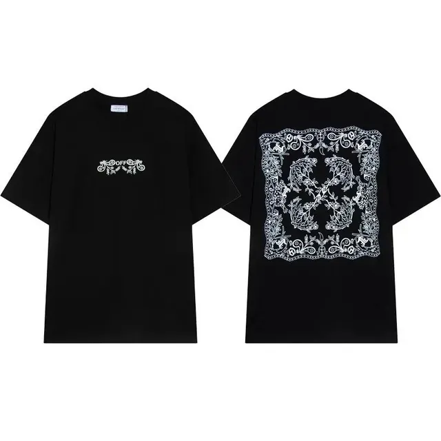 Off-White Graphic T-Shirt Bandana Print
