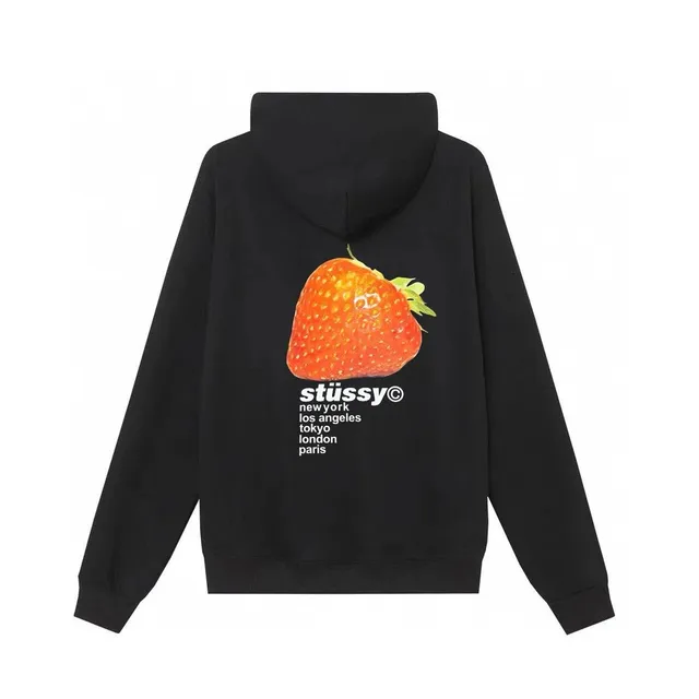 Stüssy Hoodie Strawberry Print