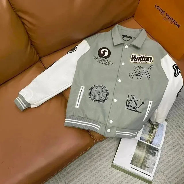 Louis Vuitton Varsity Jacket Embroidered Logo Patch