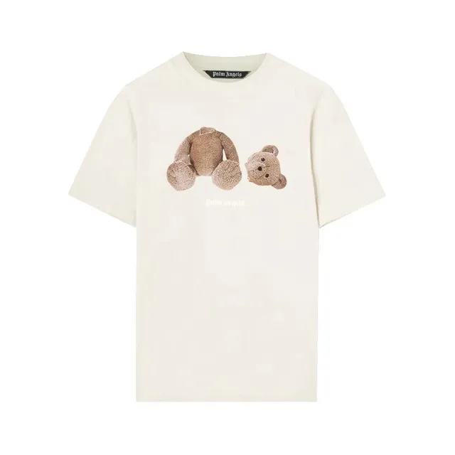 Palm Angels Bear Graphic Tee Teddy Bear Print