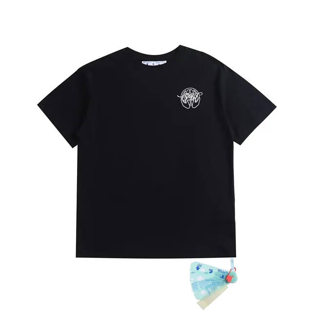 Off-White T-Shirt Globe Logo
