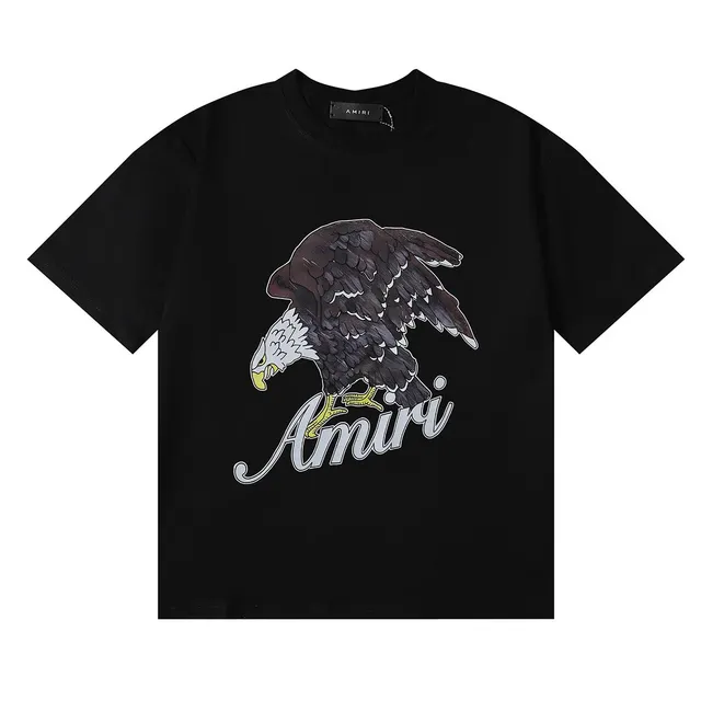 Amiri Eagle Graphic Tee Black Eagle Print