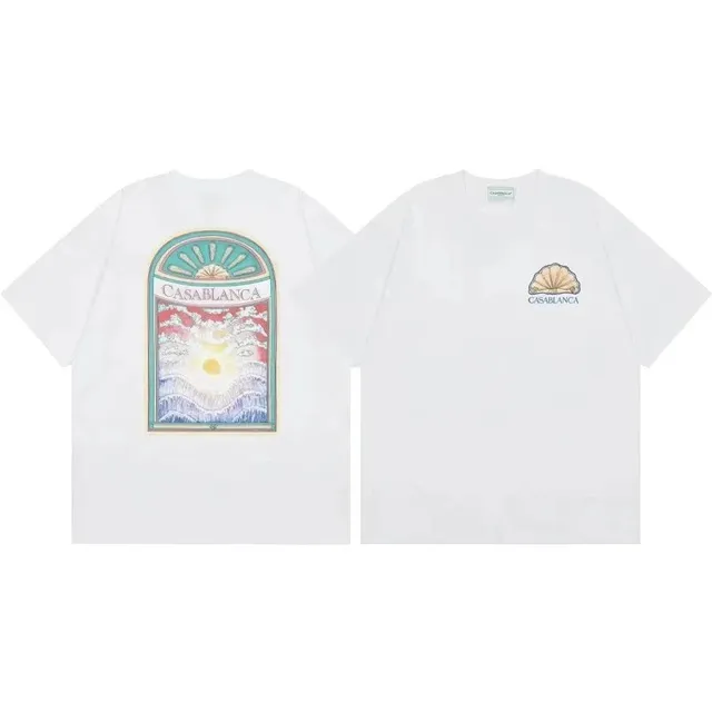 Casablanca Graphic T-Shirt Sunset Arch Print