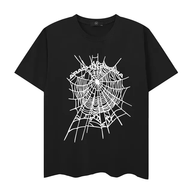 Sp5der Spiderweb Tee White Spiderweb Print