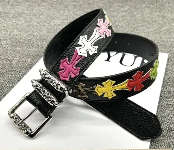 Chrome Hearts Cross Belt Multi-Color Crosses
