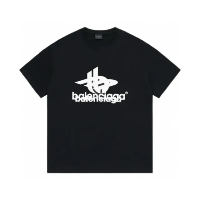 Balenciaga Logo T-Shirt Double Logo Print