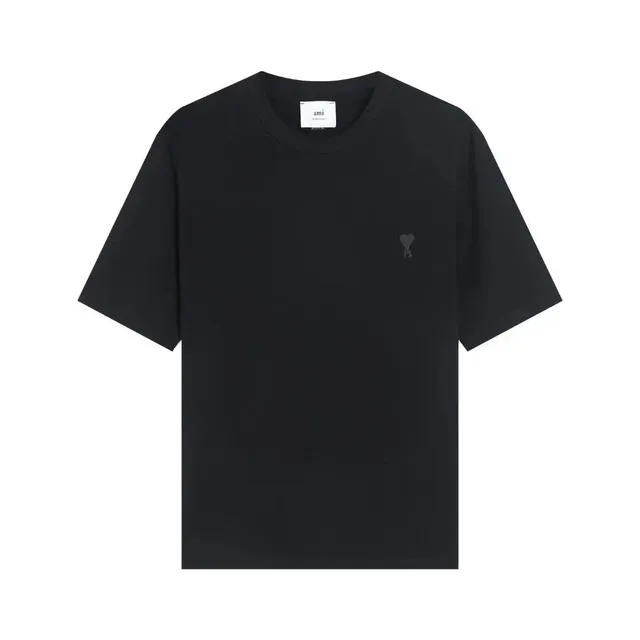 AMI Paris Cotton T-Shirt Heart Logo