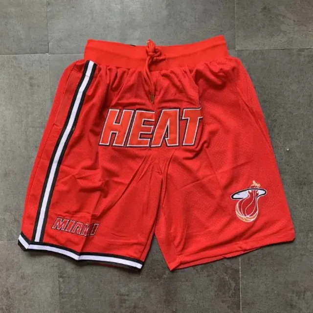 Adidas × NBA Miami Heat Mesh Shorts Team Logo