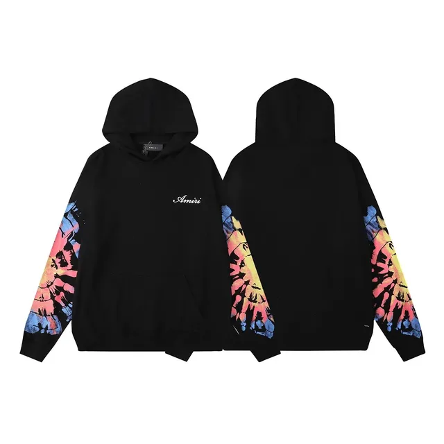 Amiri Hoodie Tie-Dye Sleeve
