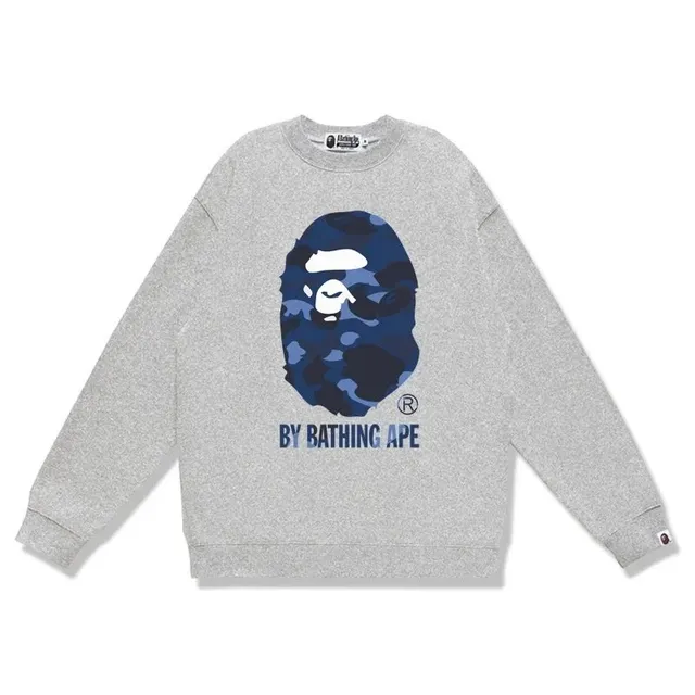 BAPE Crewneck Sweatshirt Camouflage Ape Head
