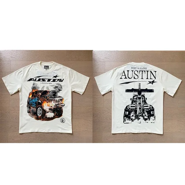 Post Malone Austin Tee Burnout Truck Graphic