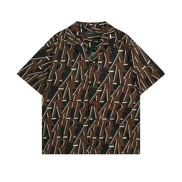 Logo Print Shirt All-Over AMIRI Logo