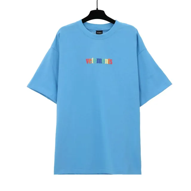 Vetements Logo T-Shirt Rainbow Logo
