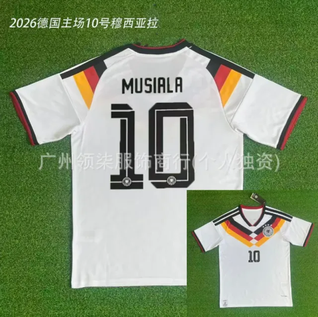 2026 germany home jersey #10 musiala