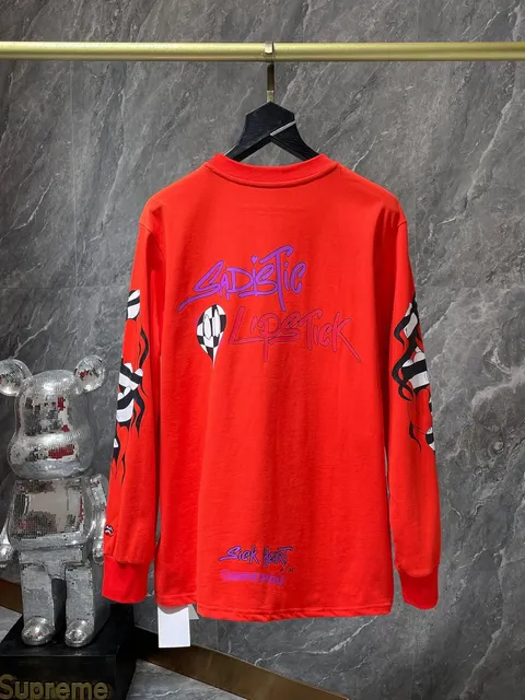 Chrome Hearts Long Sleeve Tee Sadistic Lipstick