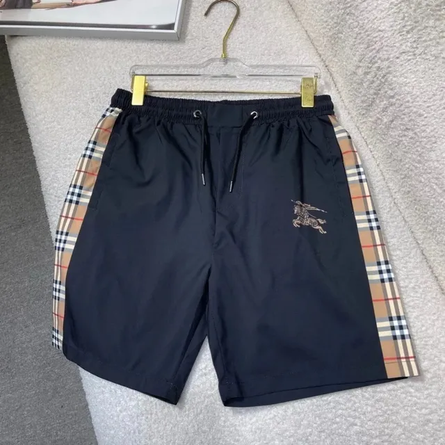 Burberry Equestrian Knight Shorts Nova Check Side Stripe