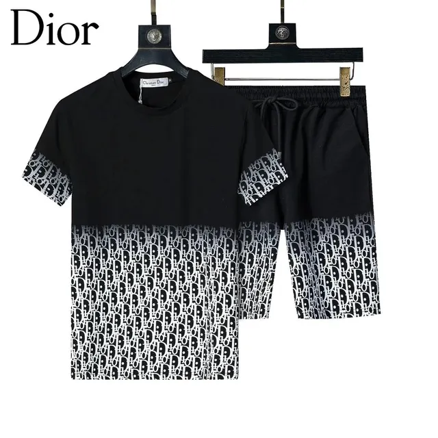 Logo-Print Set Oblique Dior Pattern