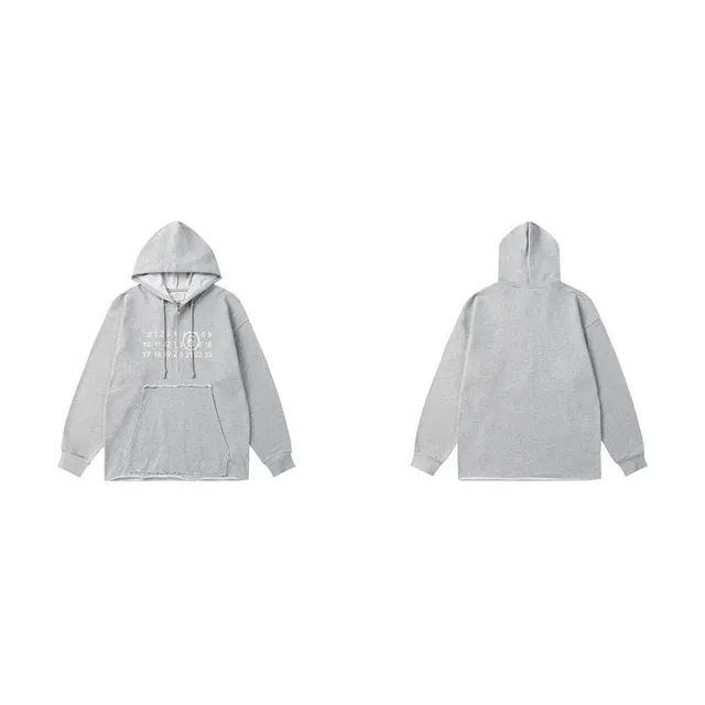 Maison Margiela Hooded Sweatshirt Numeric Logo
