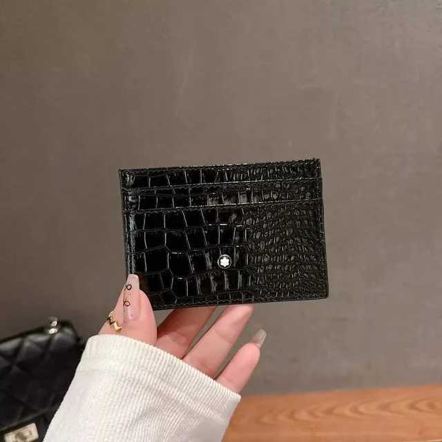 Montblanc Card Holder Crocodile-Embossed