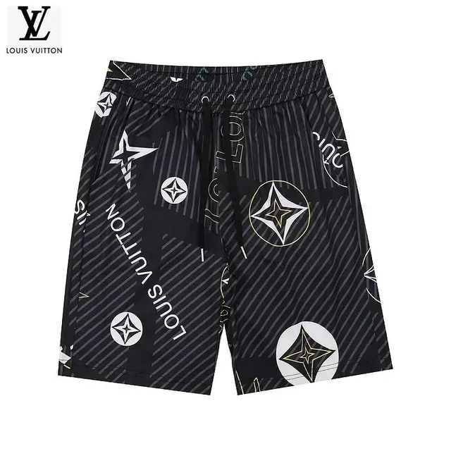 Louis Vuitton Printed Shorts Monogram Star Pattern