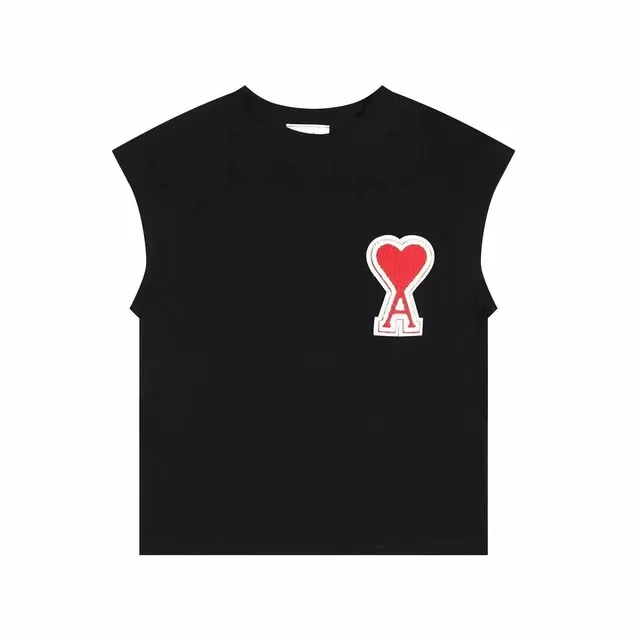 Amiri Sleeveless Tee Heart Logo
