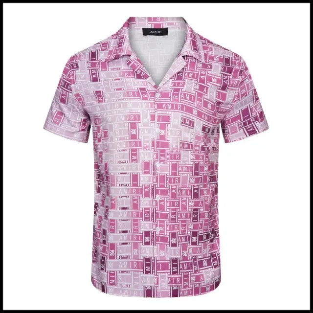 Logo Print Shirt All-Over AMIRI Logo