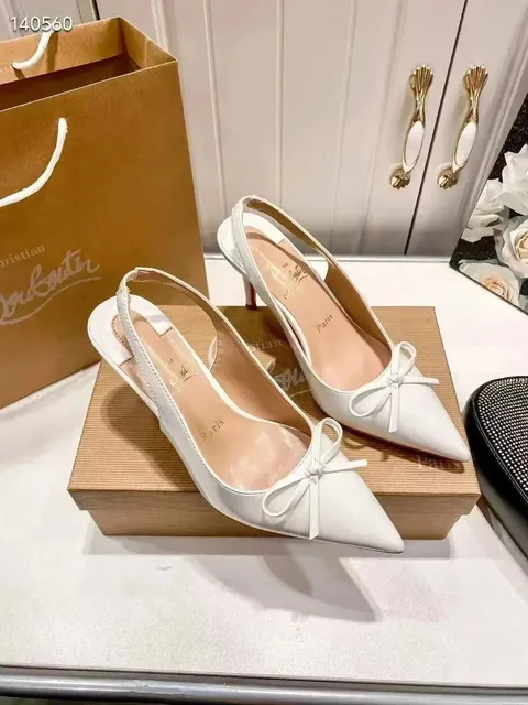 Christian Louboutin Slingback Pump Bow Detail