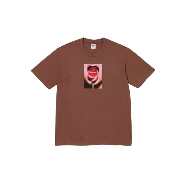 Supreme Lollipop Tee Brown