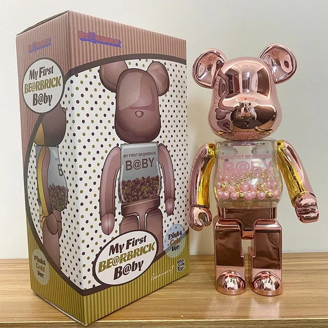 BAPE My First BE@RBRICK B@by Pink & Gold Ver.