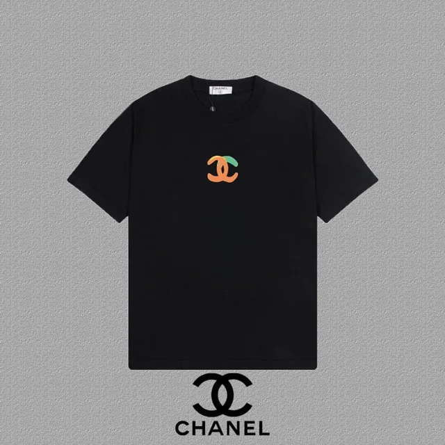 Chanel Logo T-Shirt Multicolor CC Logo