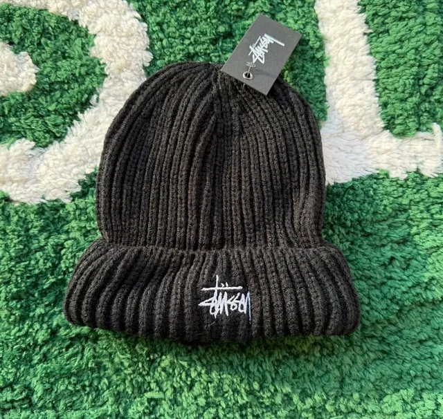 Stüssy Ribbed Beanie Stussy Logo