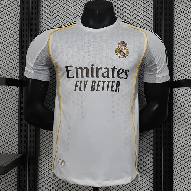 Adidas Real Madrid Home Jersey Emirates Fly Better