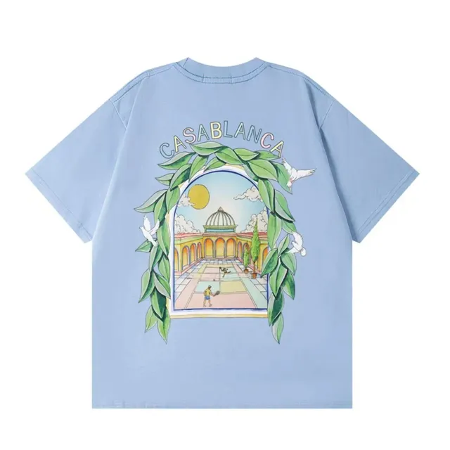 Graphic Tee Casablanca Tennis Print