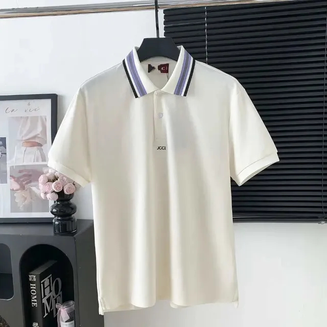 22G家撞色领Polo衫