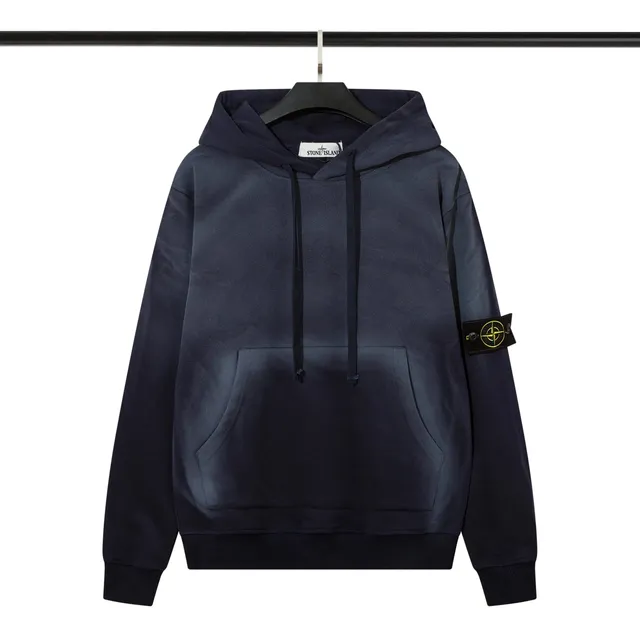 Stone Island Hooded Sweatshirt Gradient Wash