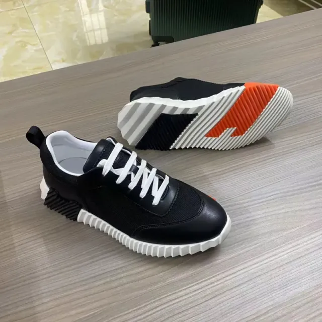 Hermès Run Black White Orange
