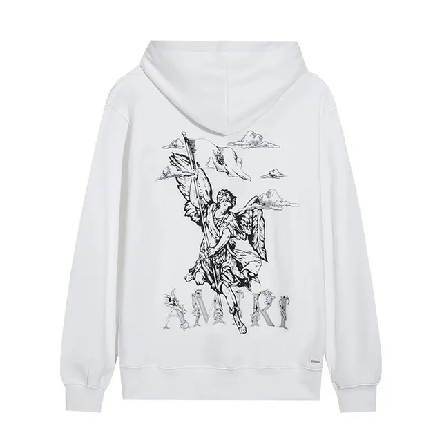 Amiri Hooded Sweatshirt Angel Print